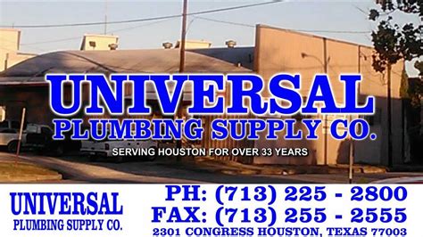 Universal Plumbing Supply Co Houston Tx